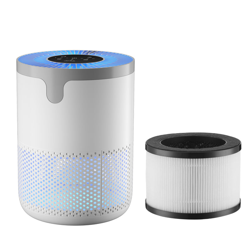 LovittyAir Air Purifiers for Home Small Room H13 HEPA Air Cleaner for Smoke, Pollen, Dust, Pets Danders at Bedroom and Office